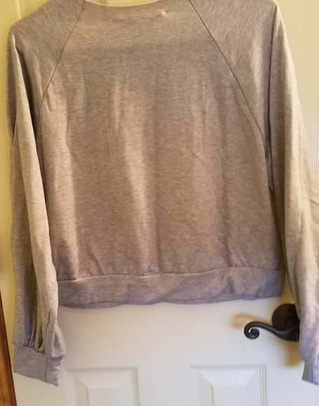 YOSEMITE crop sweatshirt sz Large slub - Picture 4 of 6